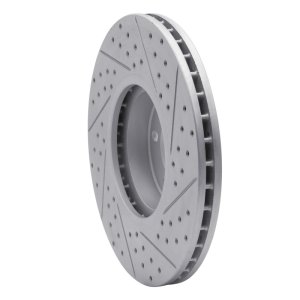 BMW X5 Brake Rotor (1) - Front Left - DFC - Geoperformance Rotor - Drilled and Slotted - `07-`18