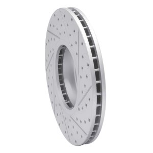 BMW X5 Brake Rotor (1) - Front Left - DFC - Drilled & Slotted Geoperformance - `07-`19