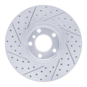 BMW X6 Brake Rotor (1) - Front Right - DFC - Geoperformance Rotor - Drilled and Slotted - `07-`19