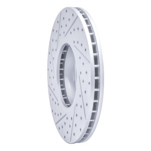 BMW X6 Brake Rotor (1) - Front Right - DFC - Geoperformance Rotor - Drilled and Slotted - `07-`19