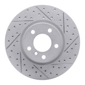 BMW X4 Brake Rotor (1) - Front Right - DFC - Drilled & Slotted Geoperformance - `11-`18