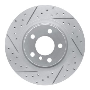 BMW X4 Brake Rotor (1) - Rear Left - DFC - Drilled & Slotted Geoperformance - `11-`18