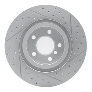 BMW X4 Brake Rotor (1) - Rear Left - DFC - Drilled & Slotted Geoperformance - `11-`18