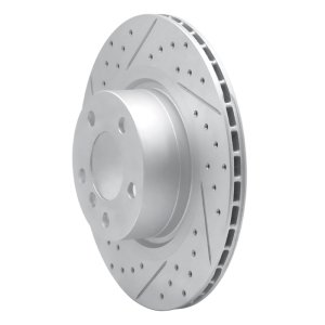 BMW X4 Brake Rotor (1) - Rear Left - DFC - Drilled & Slotted Geoperformance - `11-`18