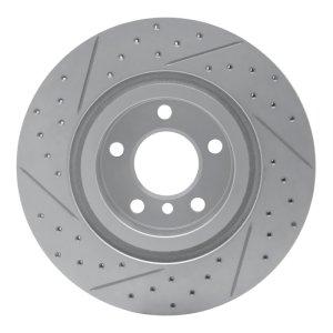 BMW X4 Brake Rotor (1) - Rear Right - DFC - Drilled & Slotted Geoperformance - `11-`18
