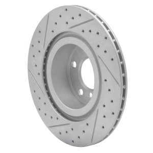 BMW X4 Brake Rotor (1) - Rear Right - DFC - Drilled & Slotted Geoperformance - `11-`18