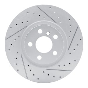 BMW 228I Gran Coupe Brake Rotor (1) - Front Right - DFC - Drilled & Slotted Geoperformance - `15-`25