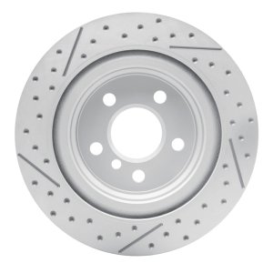 BMW X1 Brake Rotor (1) - Rear Right - DFC - Drilled & Slotted Geoperformance - `16-`26 BMW X1 Brake Rotor (1) - Rear Right - DFC - Drilled & Slotted Geoperformance - `16-`26