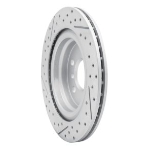 BMW X1 Brake Rotor (1) - Rear Right - DFC - Drilled & Slotted Geoperformance - `16-`26 BMW X1 Brake Rotor (1) - Rear Right - DFC - Drilled & Slotted Geoperformance - `16-`26