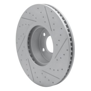 BMW X4 Brake Rotor (1) - Right Front - DFC - Drilled & Slotted Geoperformance - `16-`18