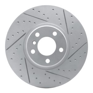 BMW X4 Brake Rotor (1) - Left Front - DFC - Geoperformance Rotor - Drilled and Slotted - `16-`18