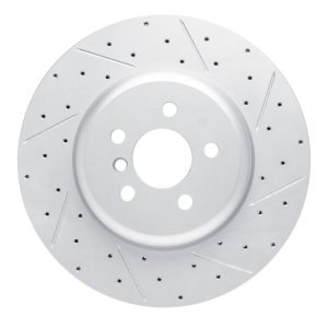 BMW Ix3 Brake Rotor (1) - Front Right - DFC - Drilled & Slotted Geoperformance - `17-`26