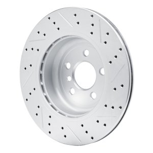 BMW Z4 Brake Rotor (1) - Rear - DFC - Drilled & Slotted Geoperformance - `17-`26