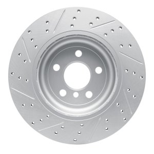 BMW X4 Brake Rotor (1) - Rear - DFC - Drilled & Slotted Geoperformance - `17-`26