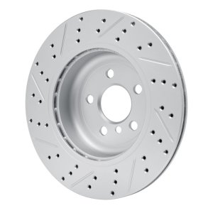 BMW X4 Brake Rotor (1) - Rear - DFC - Drilled & Slotted Geoperformance - `17-`26