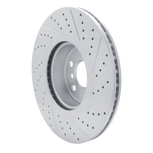 BMW 520I Brake Rotor (1) - Front Left - DFC - Geoperformance, Drilled & Slotted - `18-`26