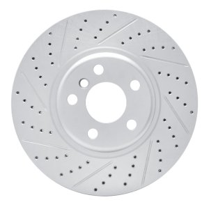 BMW 520I Brake Rotor (1) - Front Left - DFC - Geoperformance, Drilled & Slotted - `18-`26