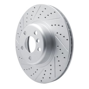 BMW 520I Brake Rotor (1) - Front Left - DFC - Geoperformance, Drilled & Slotted - `18-`26