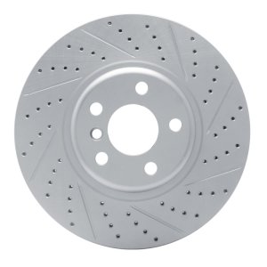 BMW X4 Brake Rotor (1) - Front Right - DFC - Drilled & Slotted Geoperformance - `18-`26