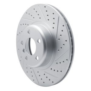 BMW X4 Brake Rotor (1) - Front Right - DFC - Drilled & Slotted Geoperformance - `18-`26