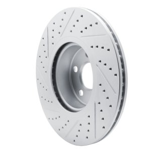 BMW X4 Brake Rotor (1) - Front Right - DFC - Drilled & Slotted Geoperformance - `18-`26