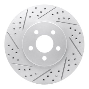 Chrysler Cirrus Brake Rotor (1) - Front Left - DFC - Drilled & Slotted - `95-`06