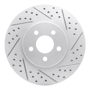 Chrysler Sebring Brake Rotor (1) - Front Right - DFC - Geoperformance Rotor - Drilled and Slotted - `95-`06