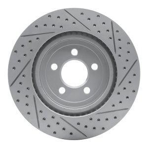 Chrysler 300 Brake Rotor (1) - Front Left - DFC - Drilled & Slotted Geoperformance - `05-`23 Chrysler 300 Brake Rotor (1) - Front Left - DFC - Drilled & Slotted Geoperformance - `05-`23