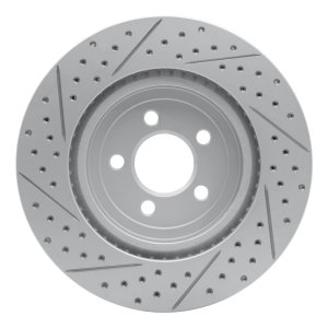 Chrysler 300 Brake Rotor (1) - Front Right - DFC - Geoperformance Rotor - Drilled and Slotted - `05-`23