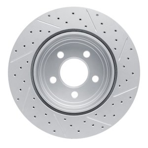 Chrysler 300 Brake Rotor (1) - Rear Left - DFC - Geoperf Rotors - Drill & Slot - `05-`23