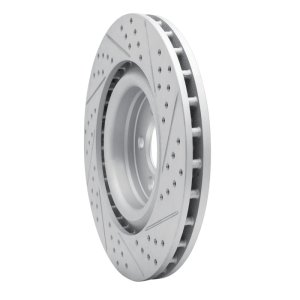 Chrysler 300 Brake Rotor (1) - Front Left - DFC - Geoperformance Rotor - Drilled and Slotted - `05-`23