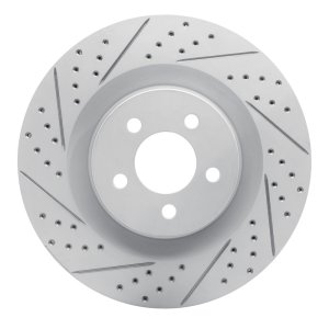 Chrysler 300 Brake Rotor (1) - Front Left - DFC - Geoperformance Rotor - Drilled and Slotted - `05-`23