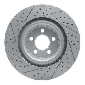 Chrysler 300 Brake Rotor (1) - Front Right - DFC - Drilled & Slotted Geoperformance - `05-`23