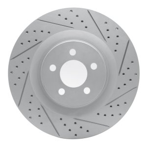 Chrysler 300 Brake Rotor (1) - Front Right - DFC - Drilled & Slotted Geoperformance - `05-`23