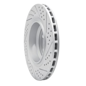 Chrysler 300 Brake Rotor (1) - Rear Left - DFC - Drilled & Slotted Geoperformance - `05-`23