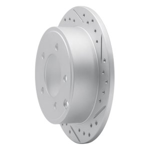 Chrysler Sebring Brake Rotor (1) - Rear Right - DFC - Drilled & Slotted Geoperformance - `07-`17