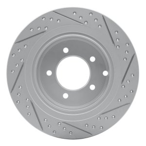 Chrysler Sebring Brake Rotor (1) - Rear Left - DFC - Geoperformance Rotor - Drilled and Slotted - `07-`17
