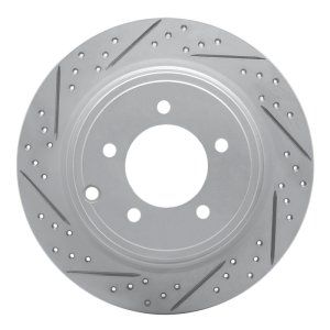 Chrysler Sebring Brake Rotor (1) - Rear Left - DFC - Geoperformance Rotor - Drilled and Slotted - `07-`17