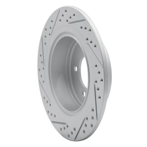 Chrysler Sebring Brake Rotor (1) - Rear Right - DFC - Drilled & Slotted Geoperformance - `07-`17