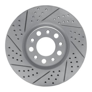 Chrysler 200 Brake Rotor (1) - Front Left - DFC - Drilled & Slotted Geoperformance - `13-`23