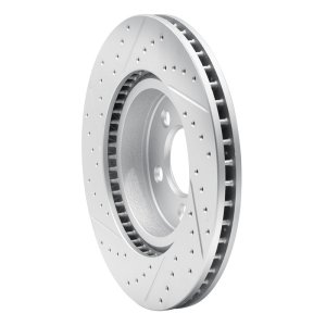 Chrysler Pacifica Brake Rotor (1) - Front Right - DFC - Geoperformance Rotor - Drilled and Slotted - `04-`08