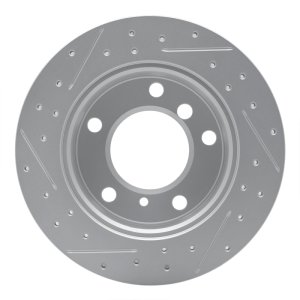Dodge Sprinter 3500 Brake Rotor (1) - Rear Right - DFC - Drilled & Slotted Geoperformance - `02-`18