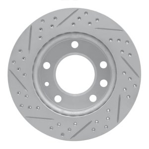 Dodge Sprinter 2500 Brake Rotor (1) - Front Right - DFC - Drilled & Slotted Geoperformance - `02-`06