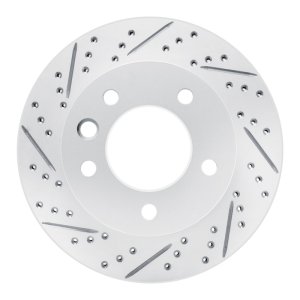 Dodge Sprinter 3500 Brake Rotor (1) - Front Left - DFC - Drilled & Slotted Geoperformance - `02-`06