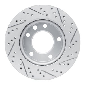 Dodge Sprinter 3500 Brake Rotor (1) - Front Left - DFC - Drilled & Slotted Geoperformance - `02-`06