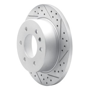 Dodge Sprinter 3500 Brake Rotor (1) - Rear Right - DFC - Drilled & Slotted Geoperformance - `06-`18