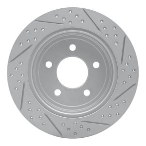 Chrysler Town & Country Brake Rotor (1) - Rear Left - DFC - Drill & Slot Geoperformance - `97-`07