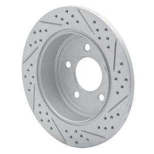 Chrysler Town & Country Brake Rotor (1) - Rear Left - DFC - Drill & Slot Geoperformance - `97-`07