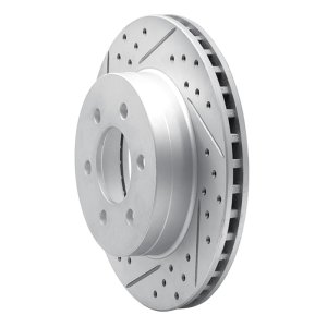 Dodge Dakota Brake Rotor (1) - Front Left - DFC - Geoperformance Drilled & Slotted - `97-`02