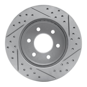 Dodge Dakota Brake Rotor (1) - Front Left - DFC - Geoperformance Drilled & Slotted - `97-`02